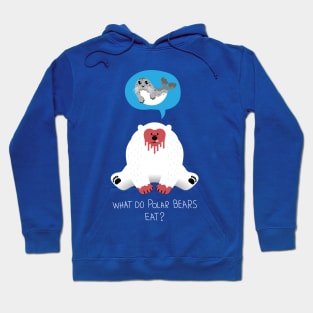 What Do Polar Bears Eat? Hoodie